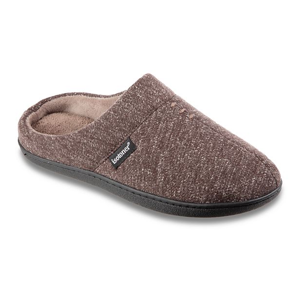 Mens isotoner hot sale slippers kohl's