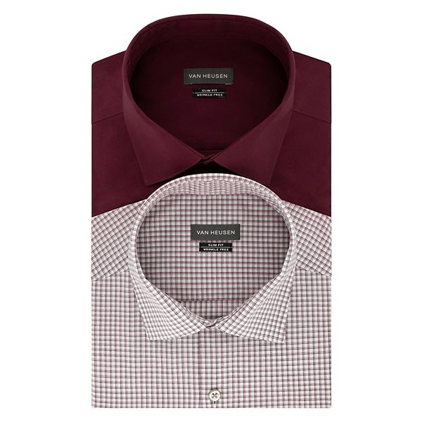 van heusen dress shirts wrinkle free poplin