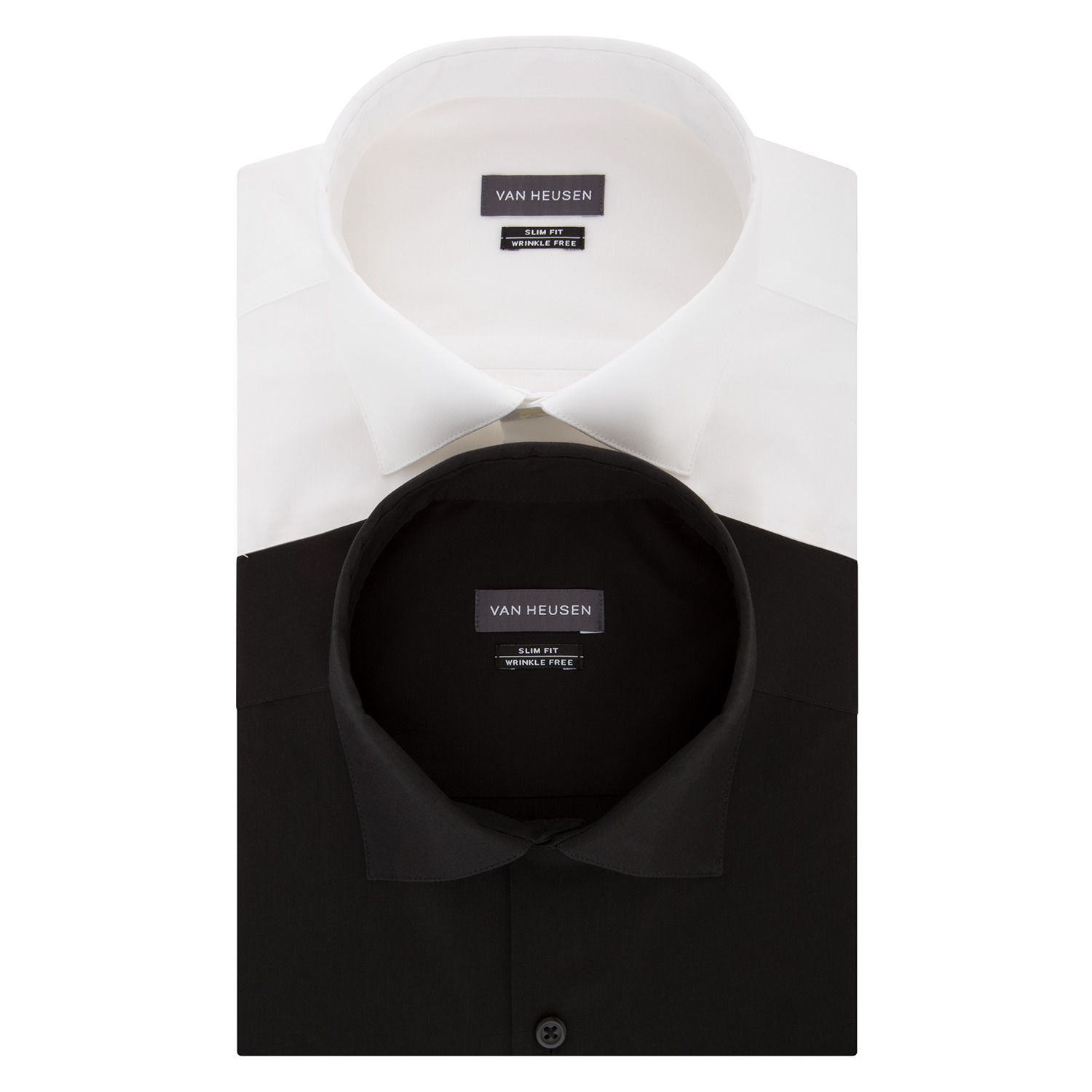 slim fit black dress shirt