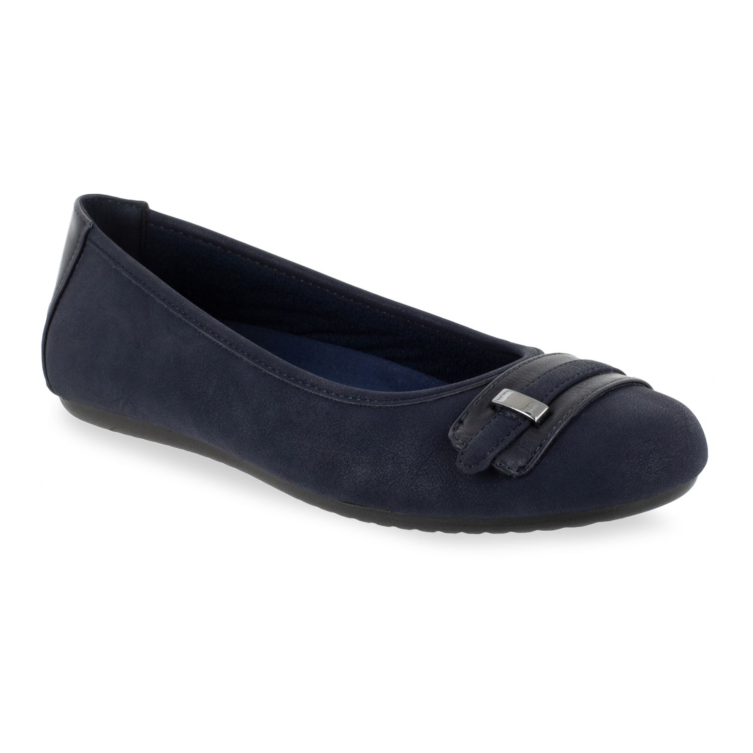 kohls navy flats