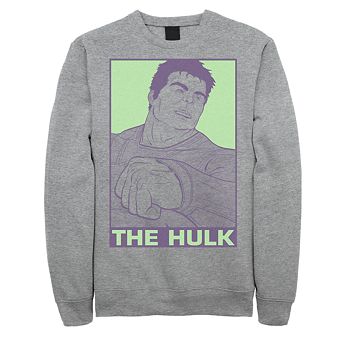 Men's Marvel Avengers Endgame Pop Art Hulk Sweatshirt