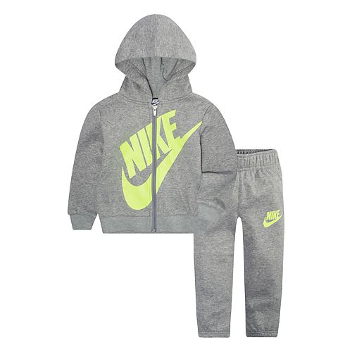 Toddler Boy Nike 2-Piece Fleece Zip Hoodie and Jogger Pants Set