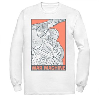 Men's Marvel Avengers Pop War Machine Poster Tee