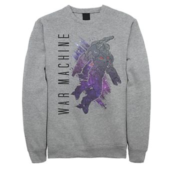 Men's Marvel Avengers War Machine Galaxy Painted Fleece