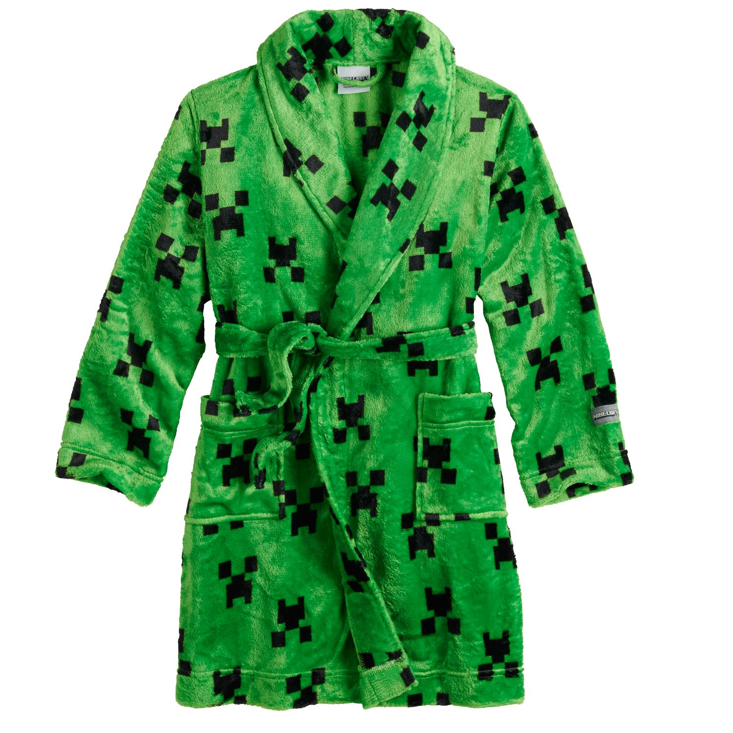 boys green dressing gown