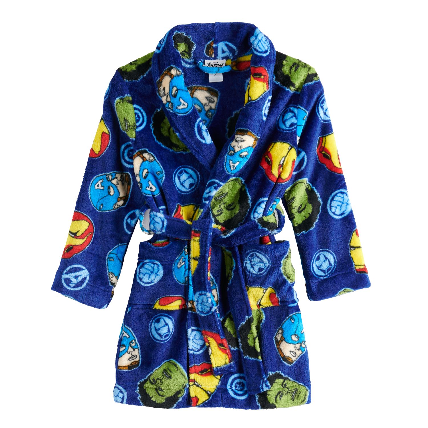 kids marvel dressing gown