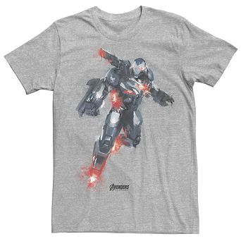 Men's Marvel Avengers War Machine Blast Off Painted Tee
