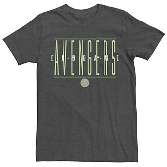 Men's Marvel Avengers Endgame Strike Through Text Tee