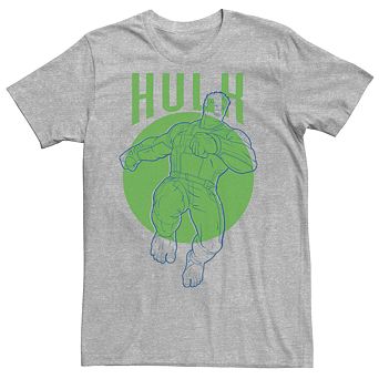 Men's Marvel Avengers Endgame Pop Hulk Circle Tee