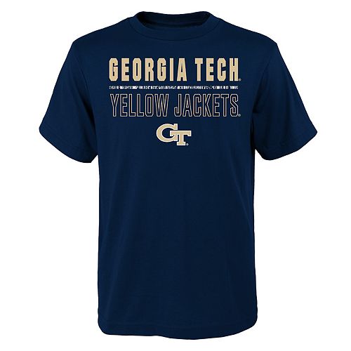 Lids Georgia Tech Yellow Jackets adidas Vintage Logo Tri-Blend T