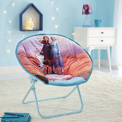 Disney's Frozen 2 Anna, Elsa, and Olaf Collapsible Saucer Chair