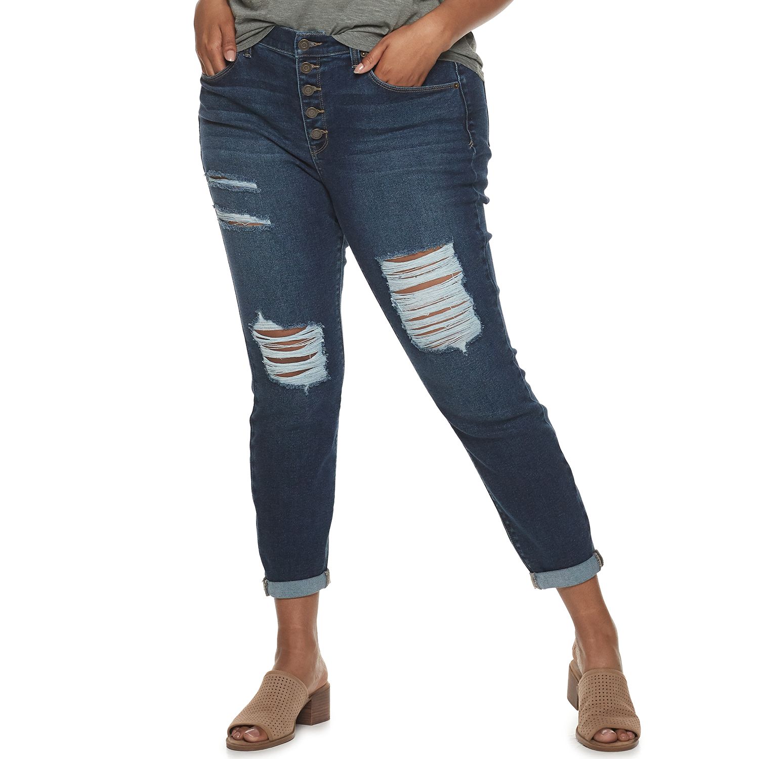 kohls plus size skinny jeans