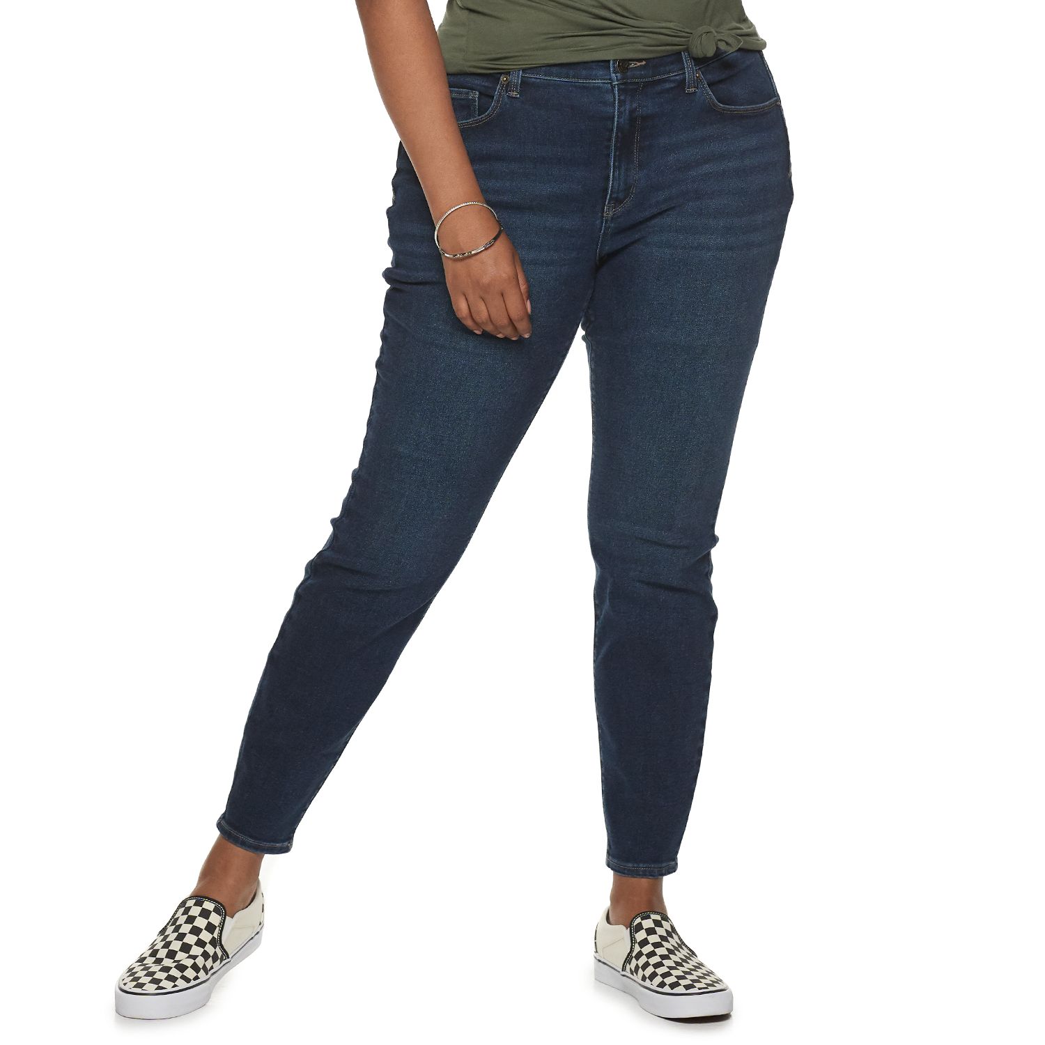 cheap plus size stretch jeans