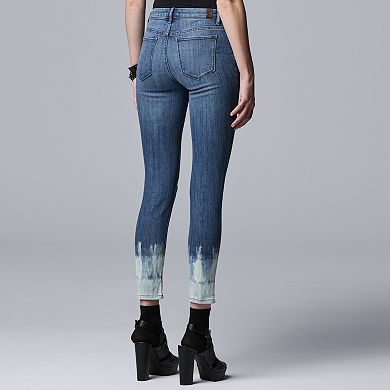 Women's Simply Vera Vera Wang Tie-Dye Ankle Jeans