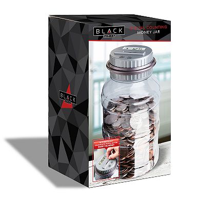 Black Series Coin Counting Jar