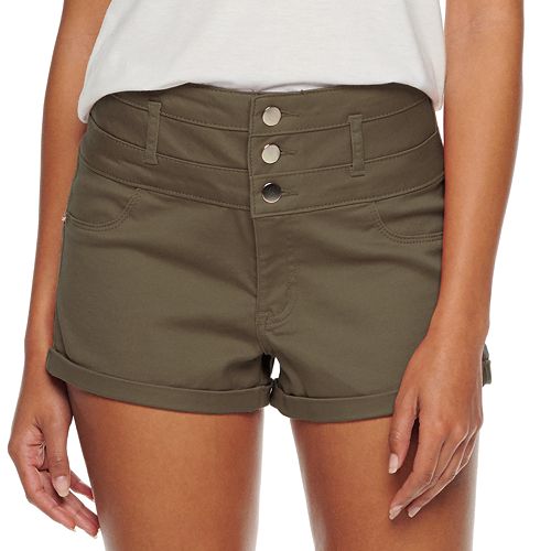 Kohls womens khaki on sale shorts