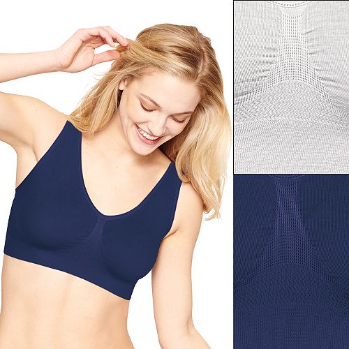 Hanes Ultimate Bras 2pack ComfortFlex Fit Seamless Racerback Bra DHHUT1