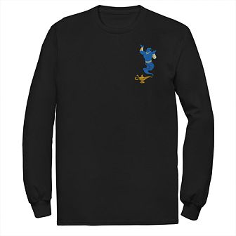 Disney's Aladdin Men's The Genie Long Sleeve Graphic Tee