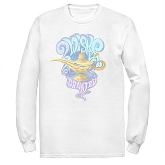 Disney's Aladdin Men's Genie Lamp Long Sleeve Graphic Tee