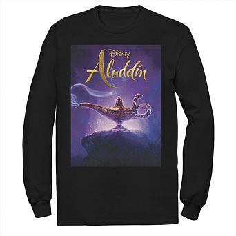 Disney's Aladdin Men's Lamp Poster Long Sleeve Graphic Tee