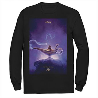 Disney's Aladdin Men's Lamp Poster Long Sleeve Graphic Tee