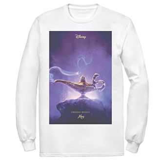Disney's Aladdin Men's Lamp Poster Long Sleeve Graphic Tee