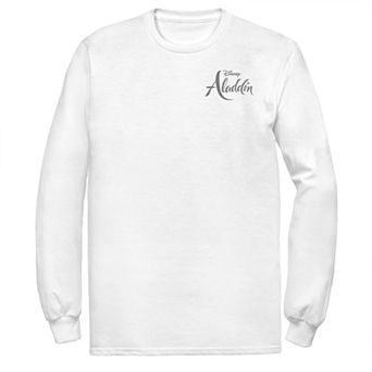 Disney's Aladdin Men's Logo Long Sleeve Graphic Tee