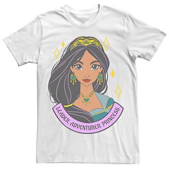 Disney's Aladdin Men's Jasmine Portrait Long Sleeve Graphic Tee