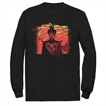 Disney's Aladdin Men's Jafar Long Sleeve Graphic Tee
