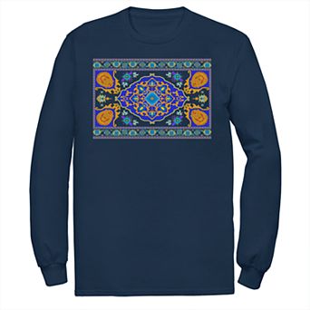 Disney's Aladdin Men's Magic Carpet Long Sleeve Graphic Tee