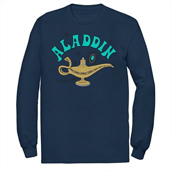 Disney's Aladdin Men's Magic Lamp Long Sleeve Graphic Tee