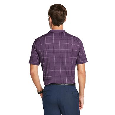 Men's Van Heusen Flex Windowpane Short Sleeve Polo Shirt