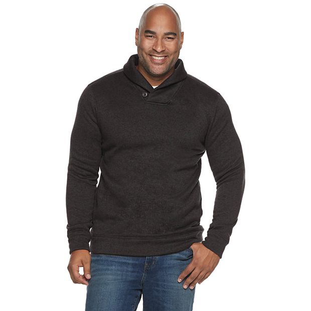 Big and tall hot sale shawl collar sweaters