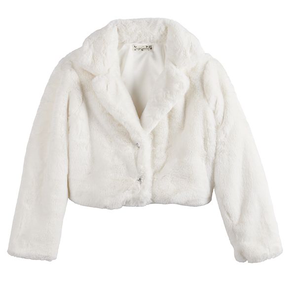 Fuzzy shop jacket kohls