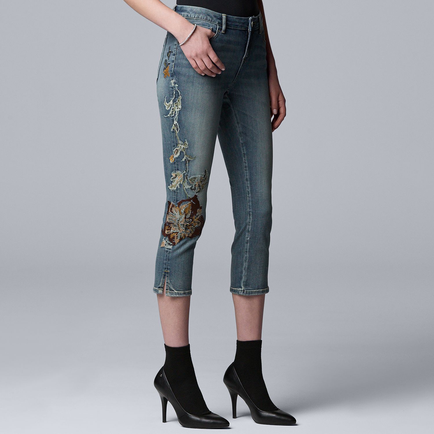 simply vera capri jeans