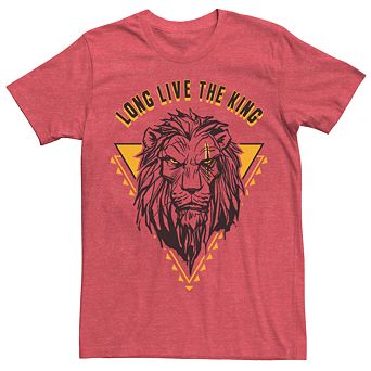 Disney's The Lion King Men's "Long Live the King" Scar Graphic Tee