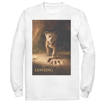 Disney's The Lion King Men's Young Simba Long Sleeve Graphic Tee