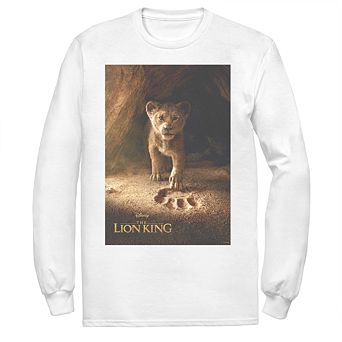 Disney's The Lion King Men's Young Simba Long Sleeve Graphic Tee