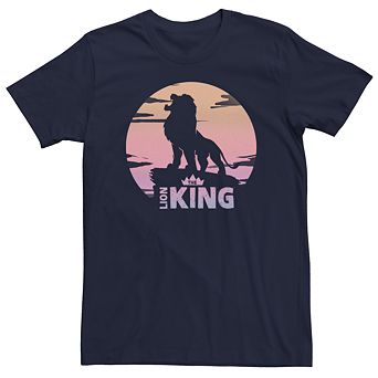 Disney's The Lion King Sunset Crown Round Logo Men's Tee