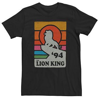 Disney's Lion King Vintage Pride Rock '94 Rainbow Roar Men's Graphic Tee