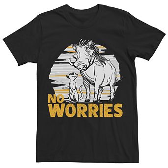 Disney's Lion King Men's No Worries Short Sleeve Tee