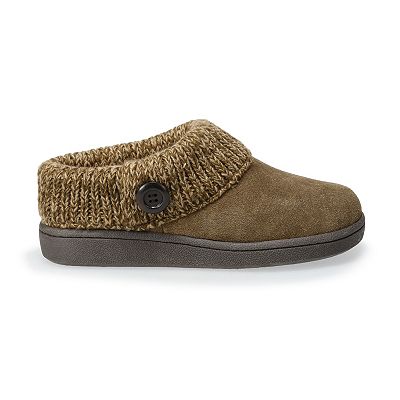 Clarks knit collar clog slipper best sale