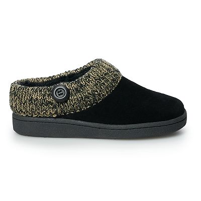 Clarks sweater button clog slippers on sale