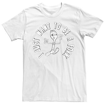 Men's Disney/Pixar Toy Story I Want To Be A Fork Tee