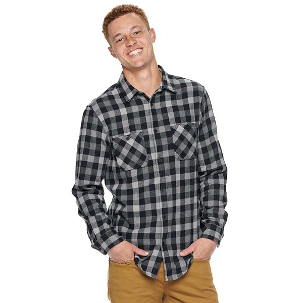 Pile-Lined Flannel Shirt - Blåkläder
