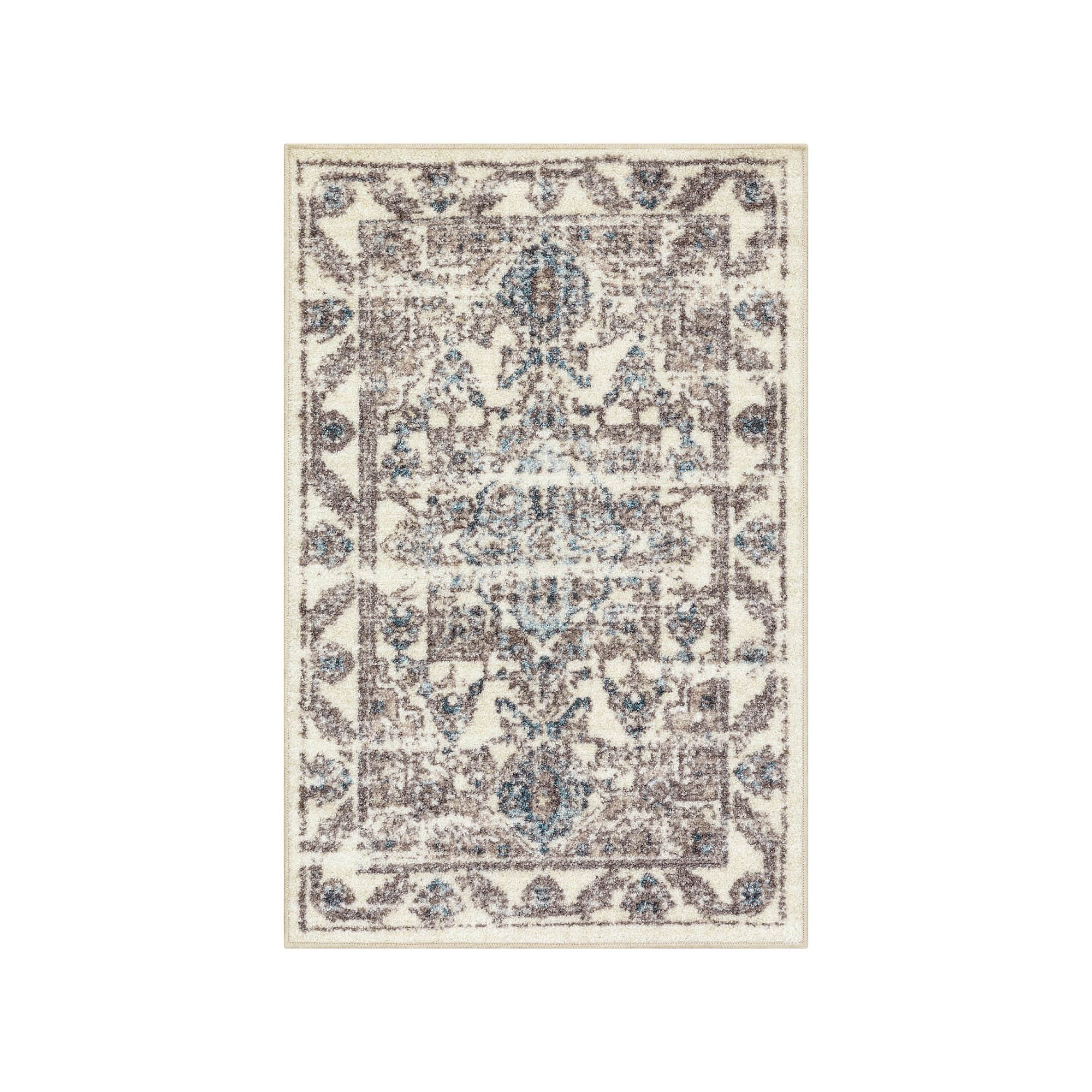 Maples Aria Area and Washable Throw Rug, Neutral