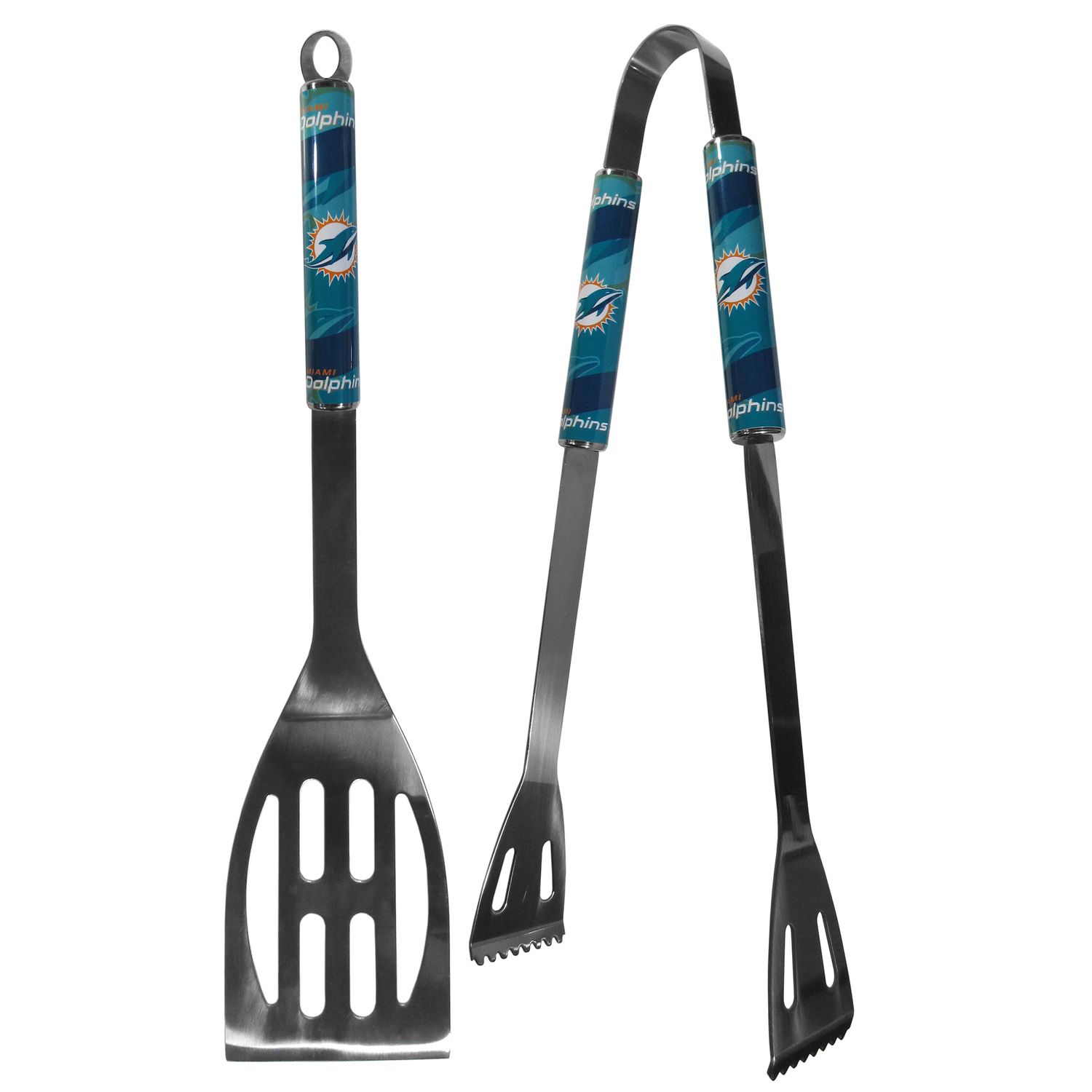 Picnic Time Miami Dolphins BBQ Apron with Tools & Bottle Opener Set