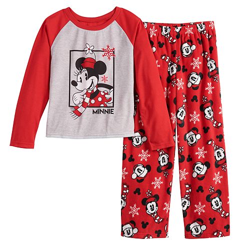 Disney's Minnie Mouse Girls 4-12 Top & Bottoms Pajama Set by Jammies ...