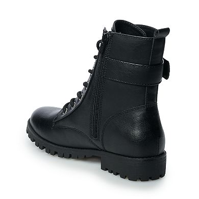 SO® Broccoli Women's Combat Boots