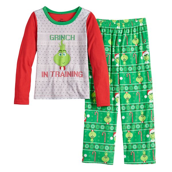 Girls grinch deals pajamas